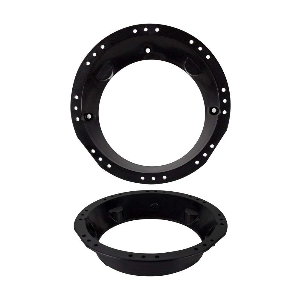 For 98 13 Harley Speaker Bundle: 2 X Kicker 6 3/4'' Inch 600 Watt Cs Series Black Car Audio Coaxial Speakers, Speaker Mounting R