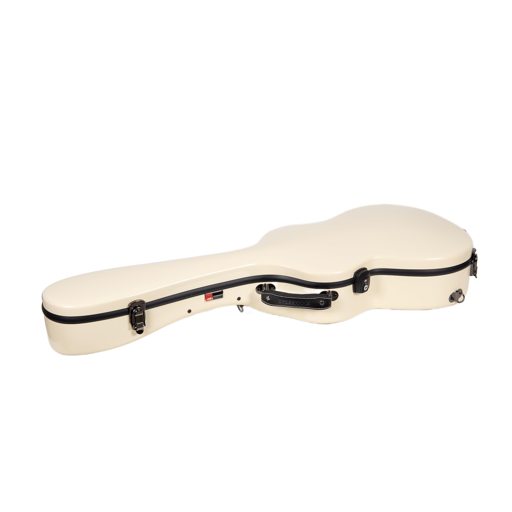 Crossrock Torres Classical Guitar Case, 100% Fiberglass Hardshell With Accessory Compartment, Backpack Straps, Tsa Lock-Iovry (C
