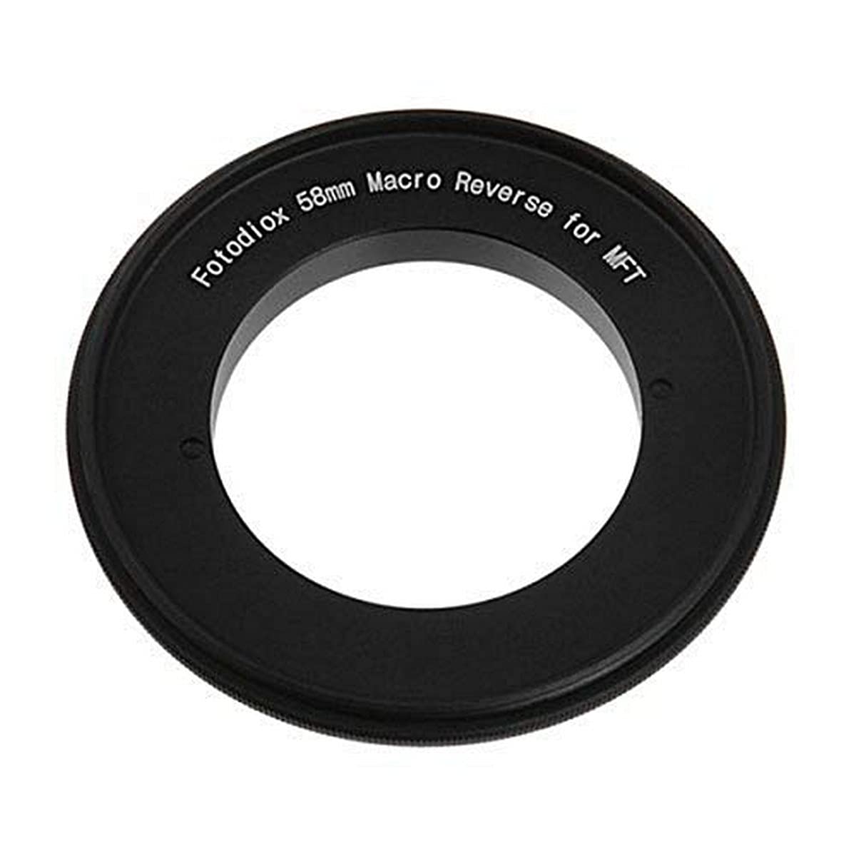 Fotodiox 10-Reverse-MFT-58 58MM Filter Thread Macro Reverse Mount Adapter Ring for MFT Micro 4/3 Four Third Cameras Fits Olympus