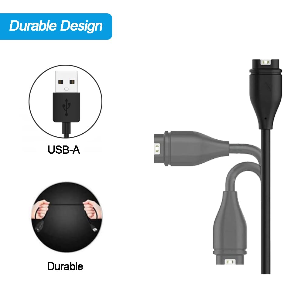 E Ecsem Charger Cable Compatible With Coros Pace 3/Apex 2/Apex 2 Pro/Pace 2/Apex 42Mm 46Mm/Apex/Apex Pro/Vertix/Vertix 2 Charger