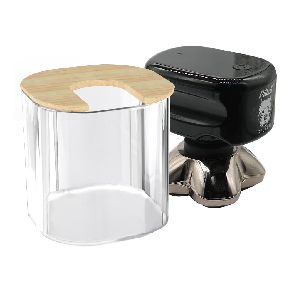 Miragecover Bamboo Shaver Rinse Stand Compatible With Skull Shaver Pitbull Gold Pro Head Shaver