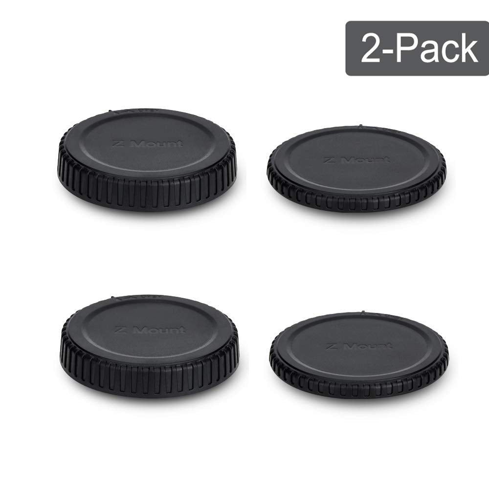 Rear Lens Cap & Body Cap Cover For Nikon Z Mount Camera Z30 Z50 Z5 Z6 Z6 Ii Z7 Z7 Ii Z9 Z Fc Replaces Lf N1 Lens Cap & Bf N1 Bod