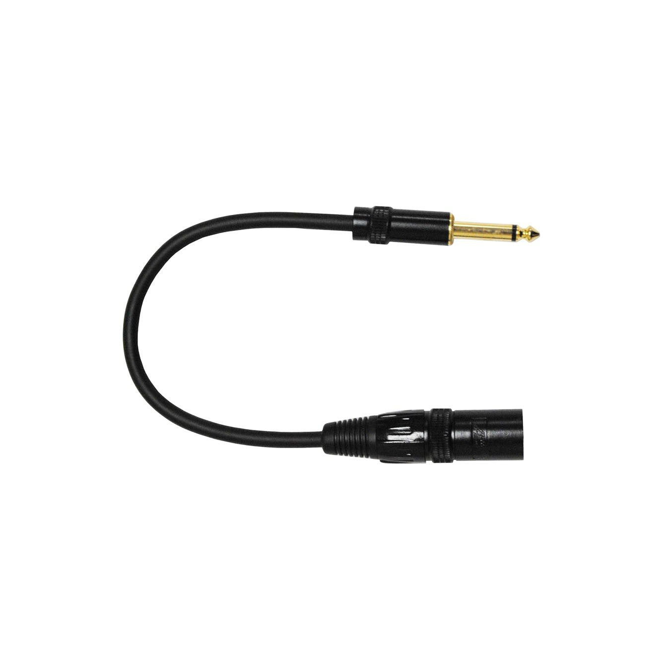 Audio 2000S E05101 1/4'' Ts To Xlr Male 1 Feet Audio Cable