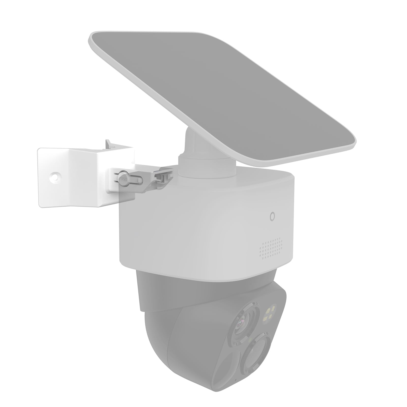 Koroao Corner Mount Bracket For Eufy Security Solocam S340/Solocam E30, Solar Panel Security Camera (White)