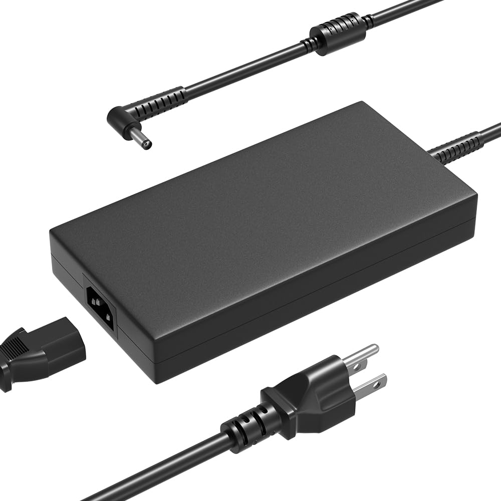 HSXIRQA 230W 180W AC Charger Fit for Gigabyte Aorus 15 15G 15P 17 17G 5 AERO 15 16 17 5 15S GIGABYTE G5 G6 G7 G6X A7 A5 Gaming L