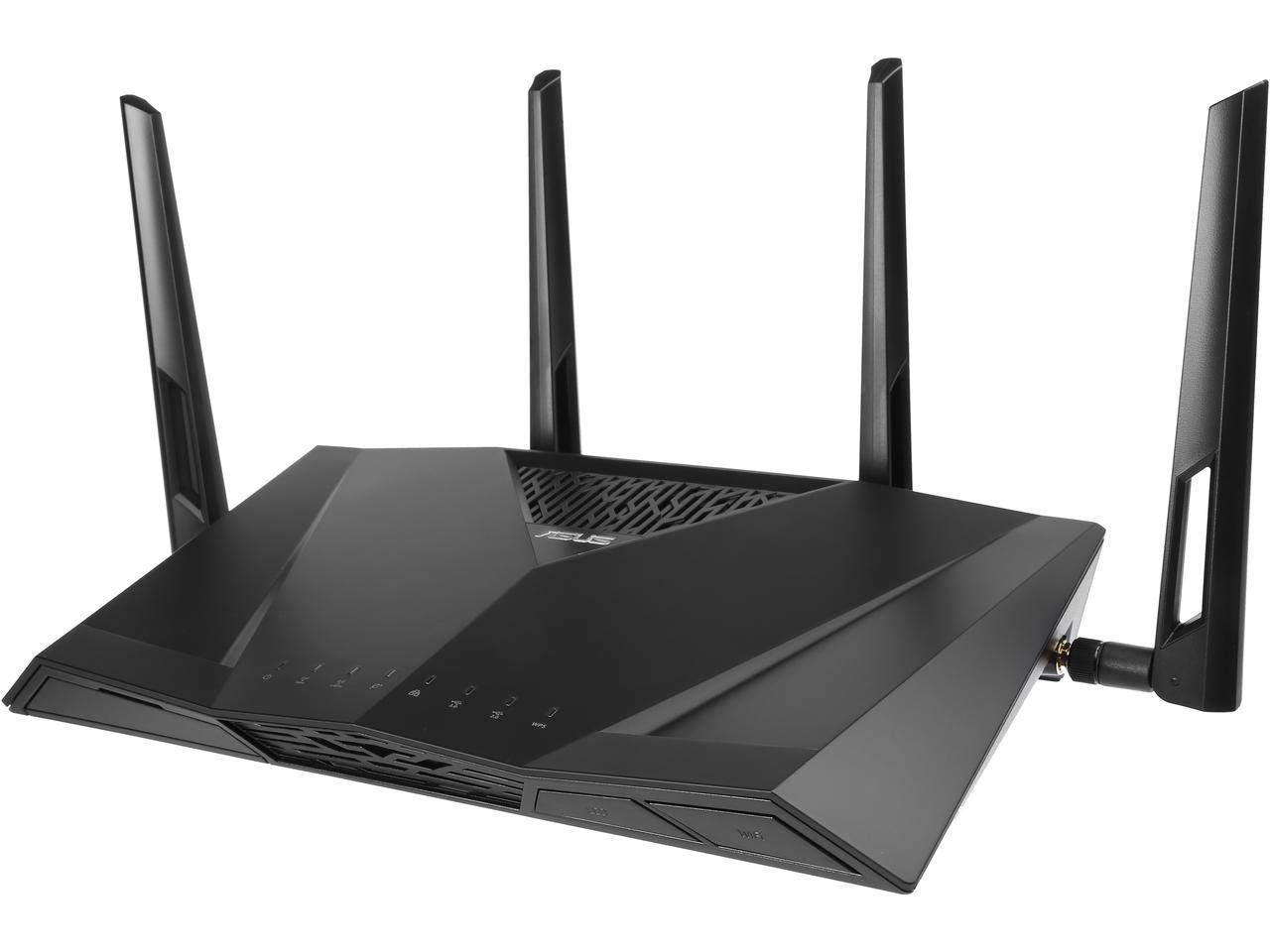 Asus Ac3100 Wifi Router (Rt Ac3100)   Dual Band Wireless Internet Router, Trend Micro Lifetime Aiprotection, Aimesh Compatible,