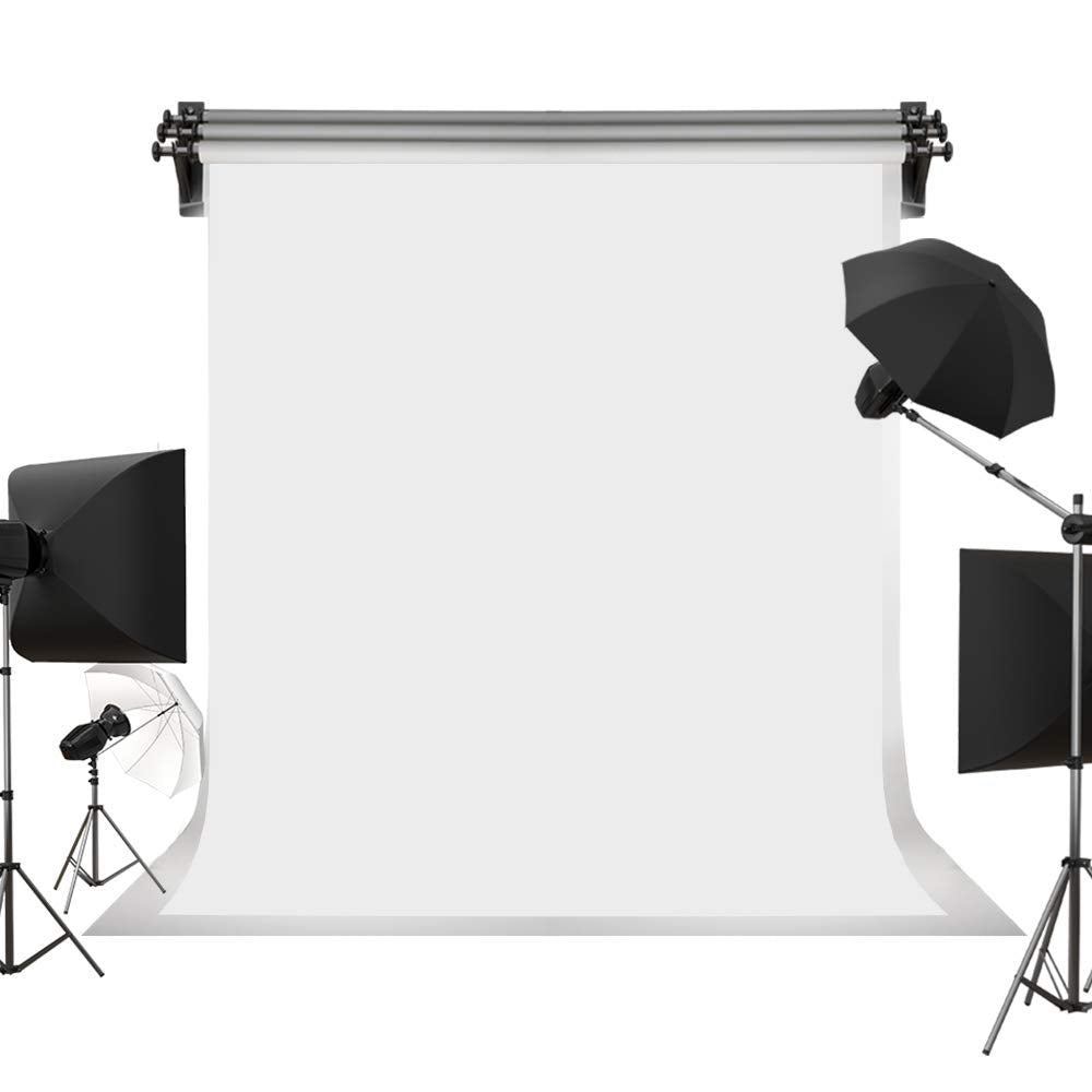 Kate 5Ft  7Ft Solid White Backdrop Portrait Background For Photography Studio Children And Headshots Background For Photography