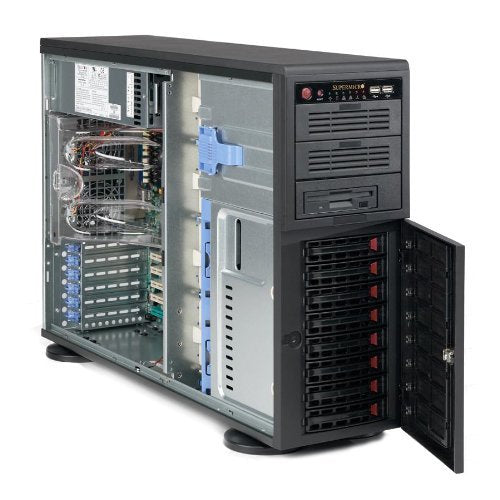 Supermicro Cse 813Mftqc R407Cb 400 W Rack Mountable Chassis, 1U, Atx, Sata/Sas   Black