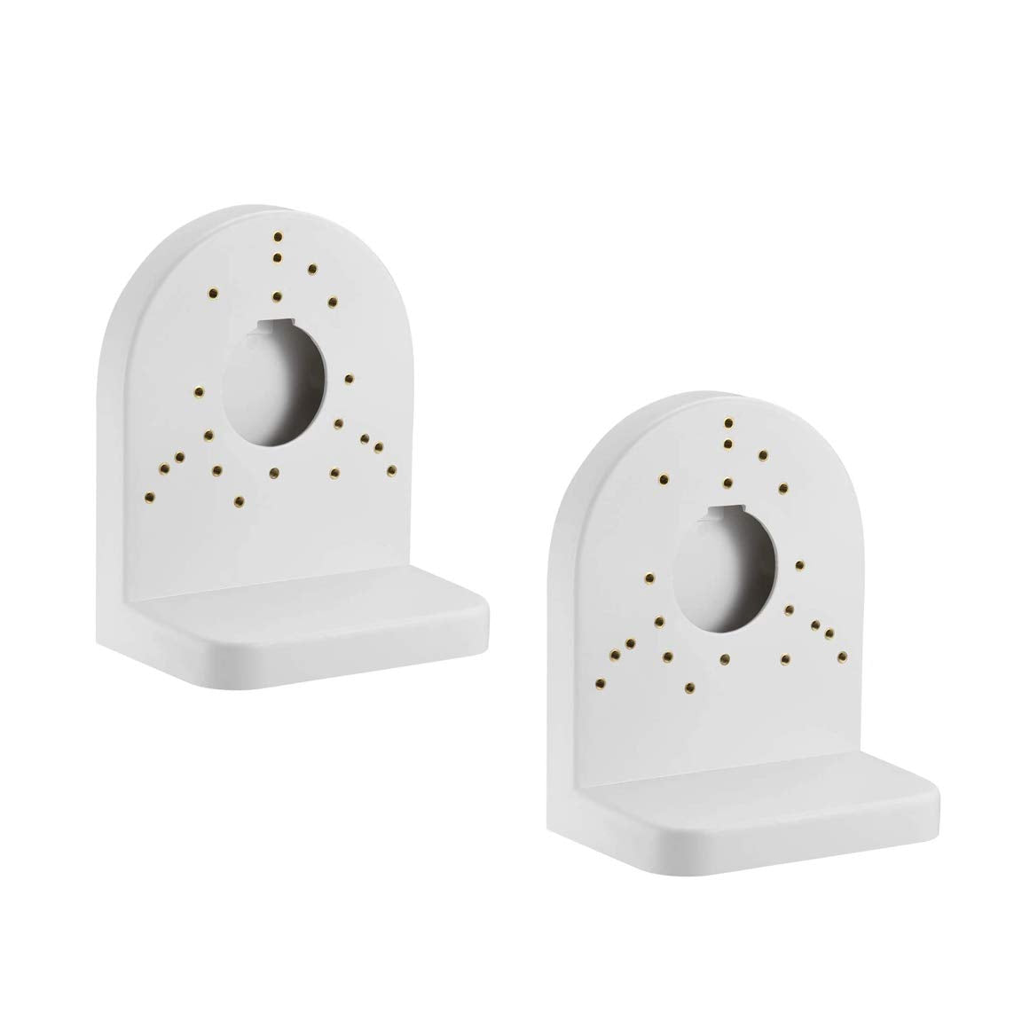 Ares Vision Universal Cctv Camera Abs Plastic Wall Mount Junction Bracket (2 Pack)