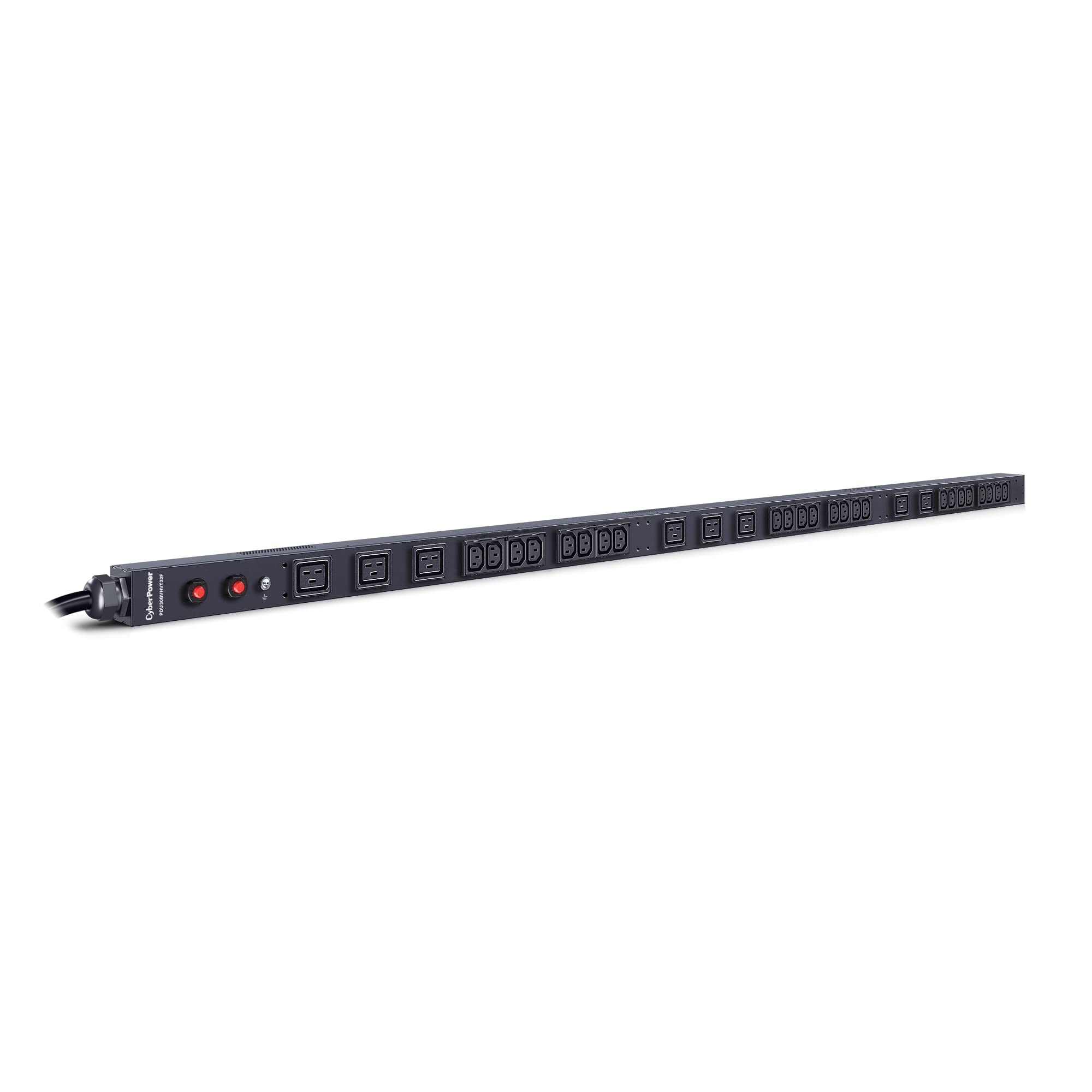 Cyberpower Pdu30Bvhvt32F Basic Pdu, 200 230V, 30A (Derated To 24A), 32 Outlets, 0U Rackmount