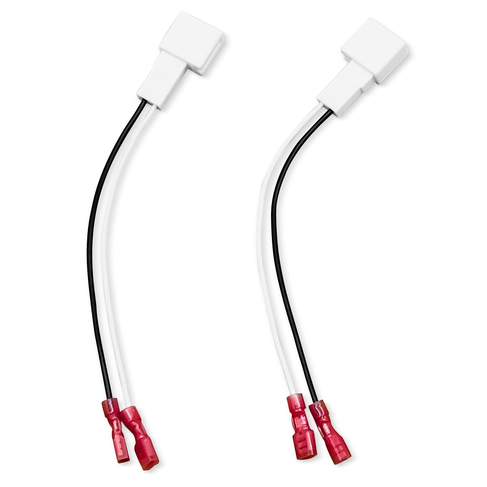 2pcs 72-8104 Speaker Adapter Wire Harness, Car Front and Rear Door Speaker Wire Harness Adapter Plug Replacement for Toyota Taco