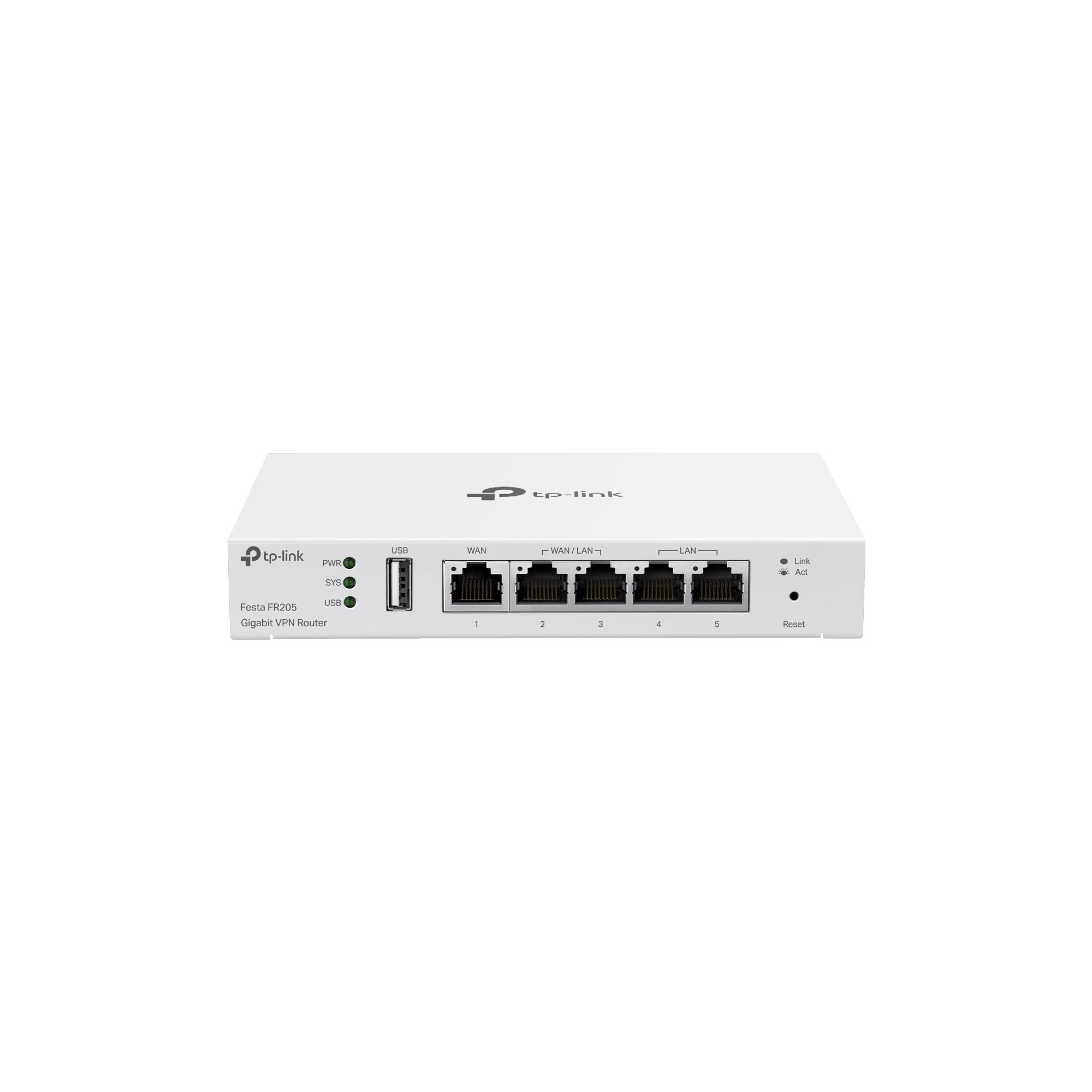 Tp Link Festa Fr205, Multi Wan Wired Router, Up To 3 Gigabit Wan Ports & One Usb Wan, Self Organizing Network, Free Cloud, Load