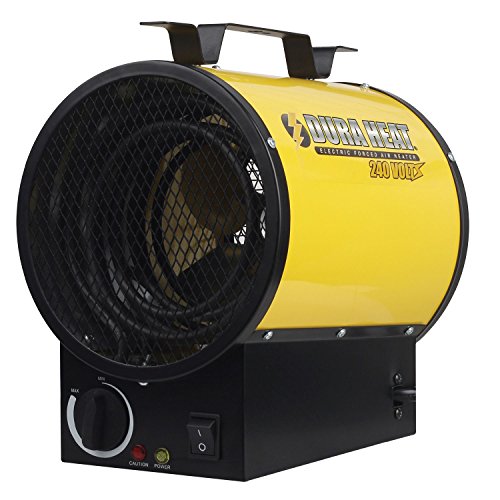Dura Heat Euh4000 4000W Electric Forced Air Heater, Length: 10.75In, Width: 8.35In, Height: 13In , Yellow