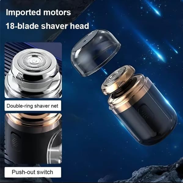Mini Portable Electric Shaver   Pocket Size Washable Electric Razor For Men Women   2 In 1 Electric Shaver Nose Hair Trimmer For