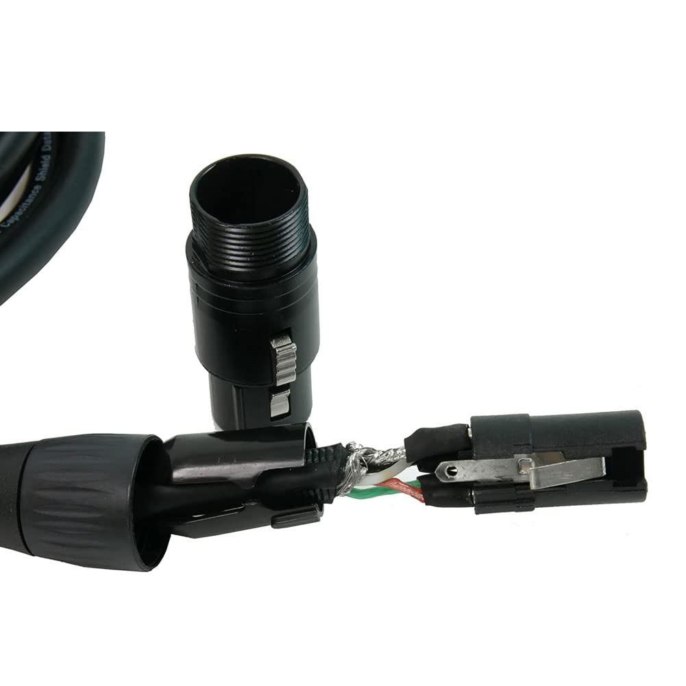 Elite Core Vrl 5 Pin Dmx 50' Ft Pro Lighting Shielded Cables | Led Data | Low Capacitance | Vrldmx5P50