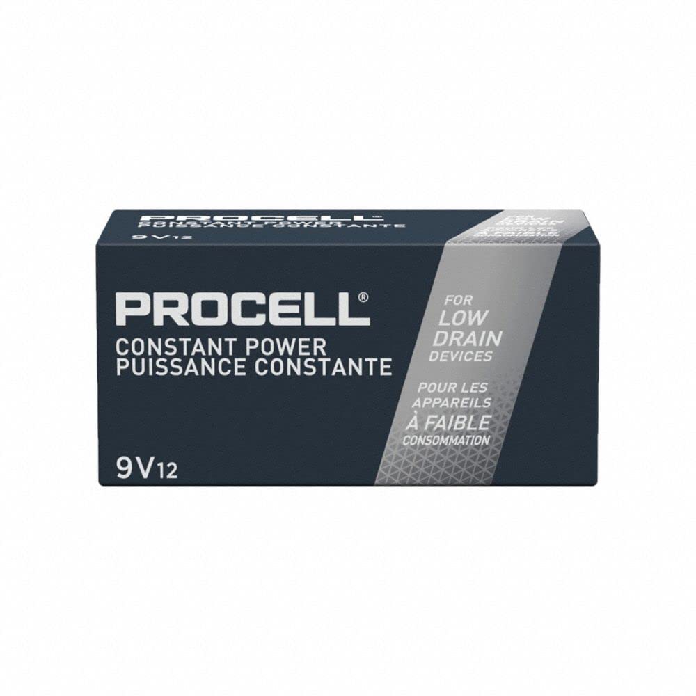 : Duracell Pc1604Bkd Procell Alkaline Batteries, 9V (Pack Of 12)   Style And Color May Vary