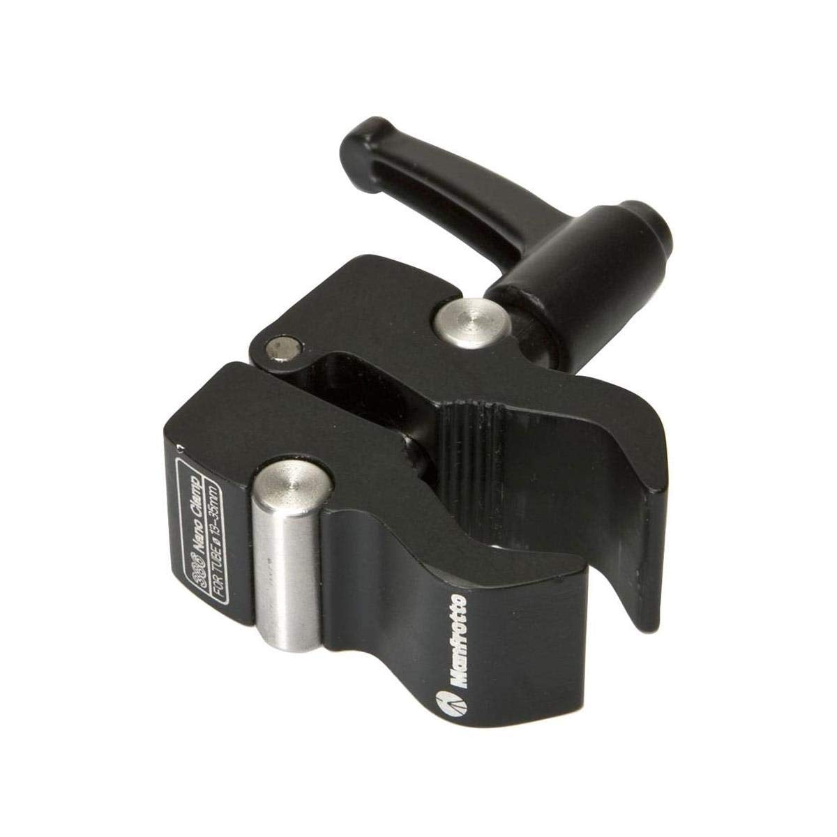 Manfrotto 386B Nano Clamp, 13 35Mm, With 3/8' & 1/4' Receiver