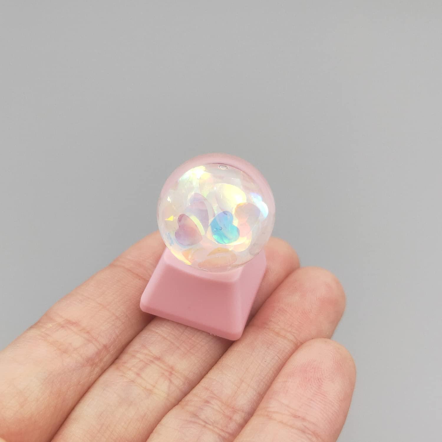 Yupyay Crystal Ball Keycap Esc Keycaps Diy Personality Custom Keycap Replacement Bottom Keycaps Gift For Cherry Mx Switch Mechan