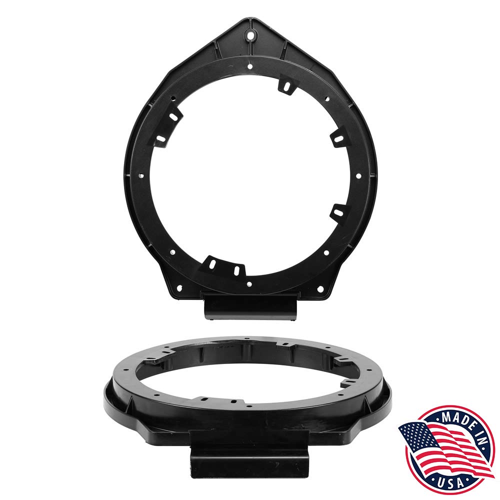 Metra 82 3006 6'' To 6 3/4'' Speaker Adapter For Gm Multi 05 Up,Black, 1 Count (Pack Of 1)