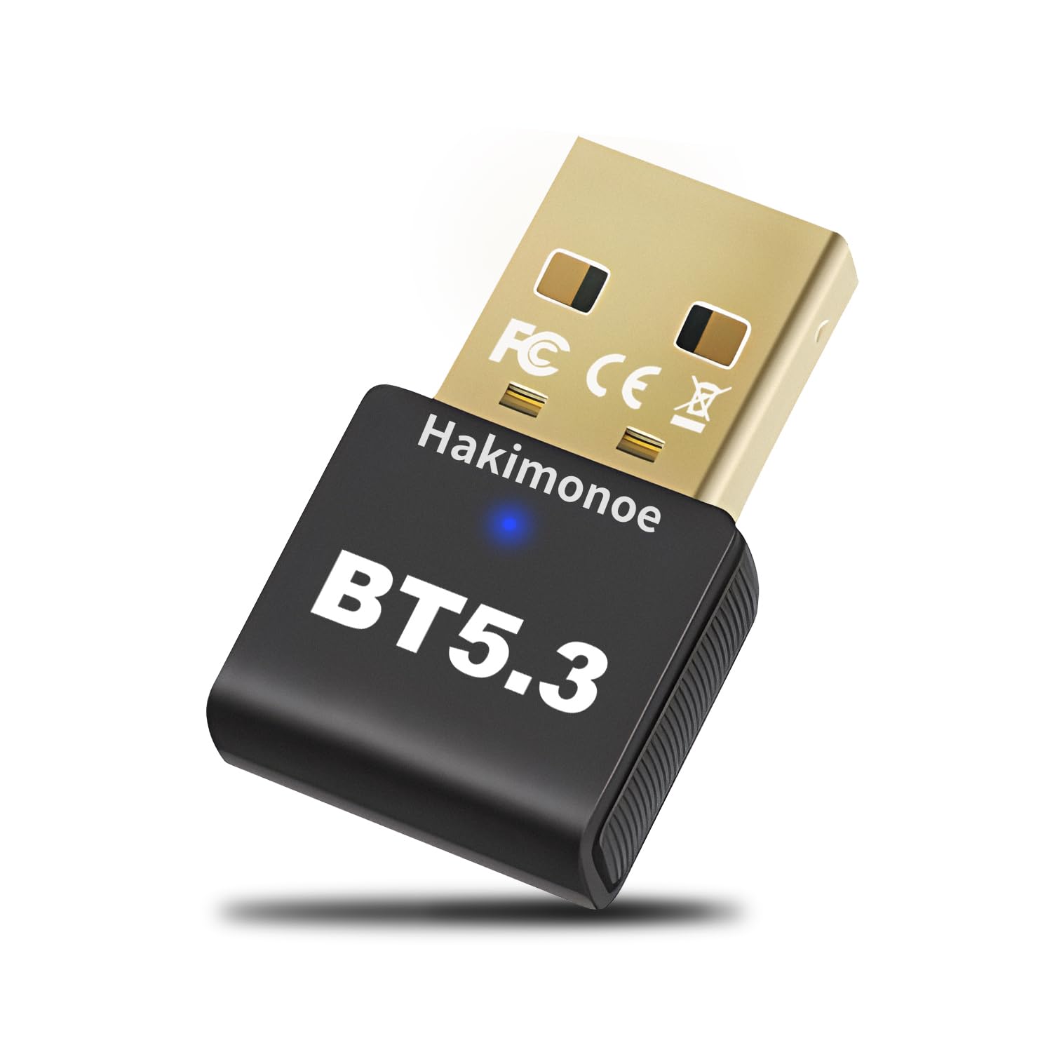 Latest Bluetooth 5.3 Adapter For Pc Desktop, 20 M Wireless Transmitter Dongle For Windows 11/10/8.1 Computer Laptop, Plug & Play