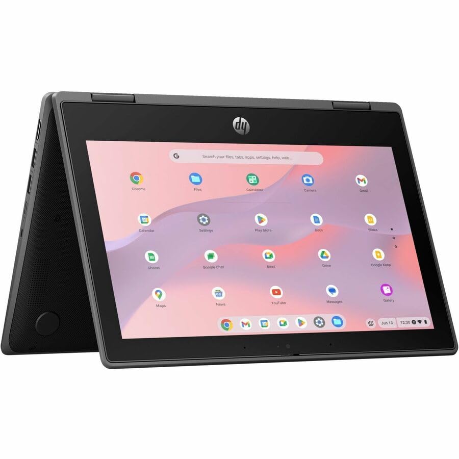 HP Fortis G5 11.6 Touchscreen Convertible 2 in 1 Chromebook - HD - Intel N-Series N200-8 GB - 64 GB Flash Memory - English Keybo