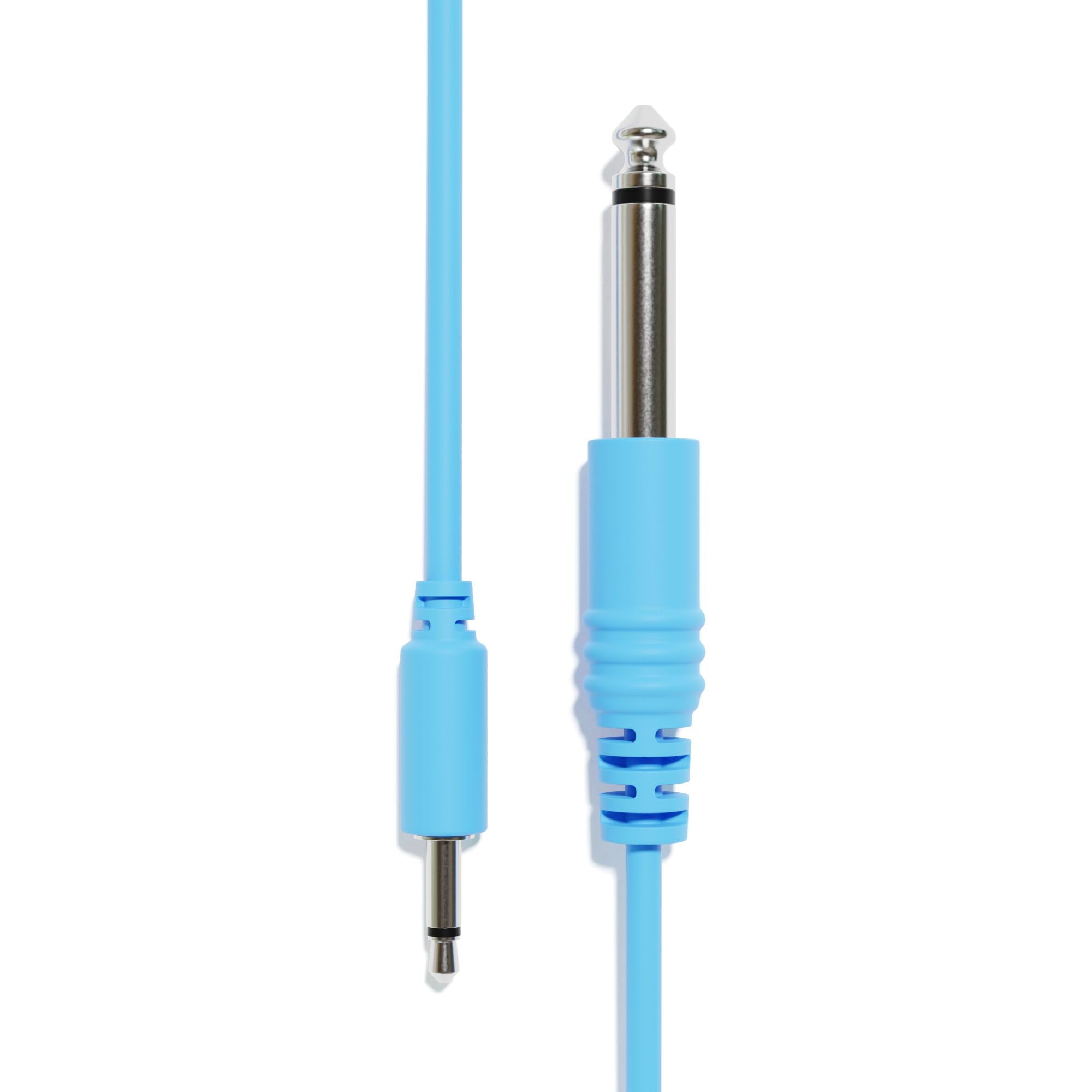 Excelvalley - Mono Patch Cables - Ts 3.5Mm 1/8 To 6.35Mm 1/4 [6A-Pack | 20 Cm - 7.87]