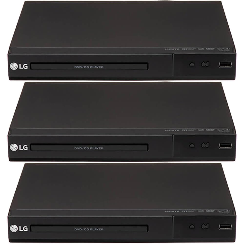Lg Dp132H3Pk Multi Format 1080P Upscaling Dvd Player   3 Pack