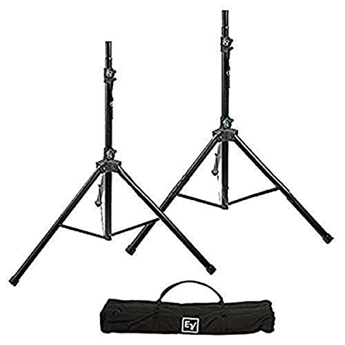 Electro-Voice Tripod Speaker Stand Pair TSP1 Aluminum Black with Carry Bag