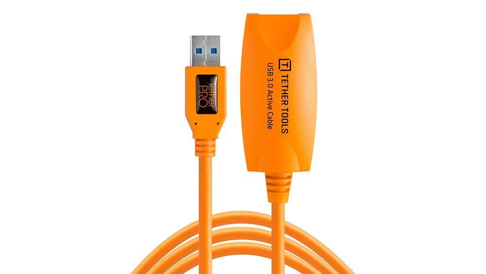 Tether Tools Tetherpro Usb 3.0 To Usb Female Active Extension Cable | For Fast Transfer Between Camera And Computer | High Visib