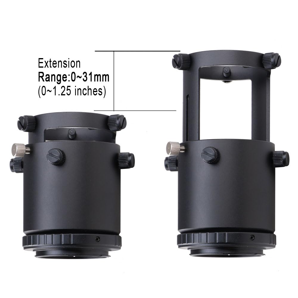 Starboosa Adjustable Extension Spotting Scope Camera Adapter Mount   For Canon Slr Cameras   Includes T Ring   Perfect For Birding And Photography