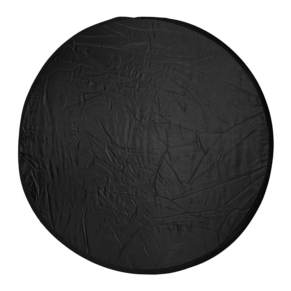 Fotodiox 22In 5 In 1 Collapsible Reflector Panel With Bag For Photography And Video   Black, Gold, Silver, Translucent, And Whit