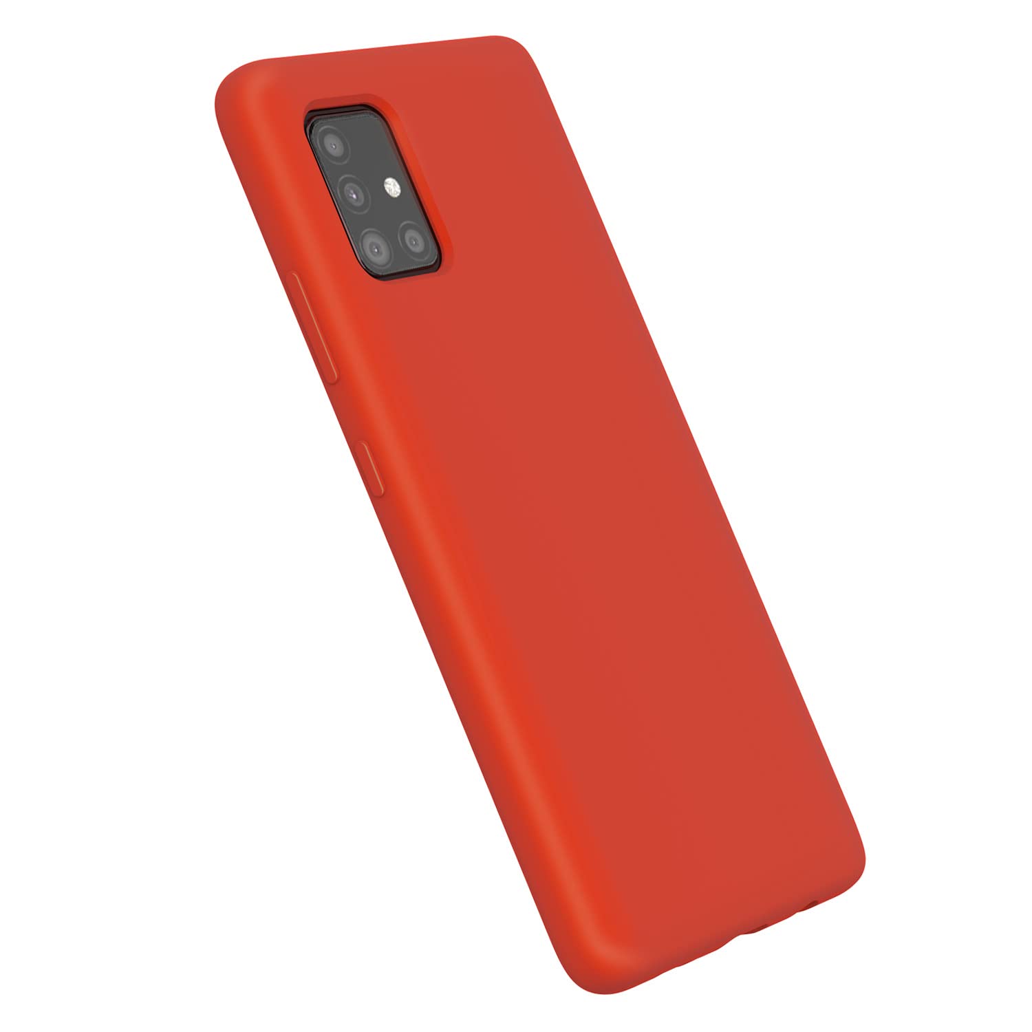 Meifei Galaxy A71 5G Case, Liquid Silicone Case Dual Layer Hybrid Hard Pc Soft Silicone Gel Rubber Slim Phone Case For Samsung G