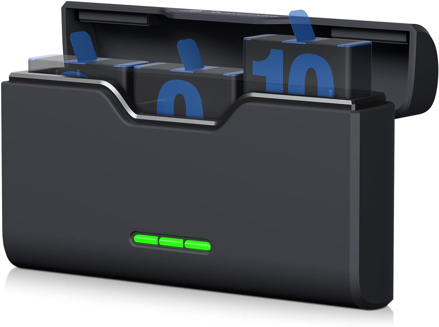 Farsail 3 Pack 2200Mah Hero 10/9 Batteries Rechargeable + Battery Charger For Gopro Hero 9/10 Cameras, Support Tf Card Storage