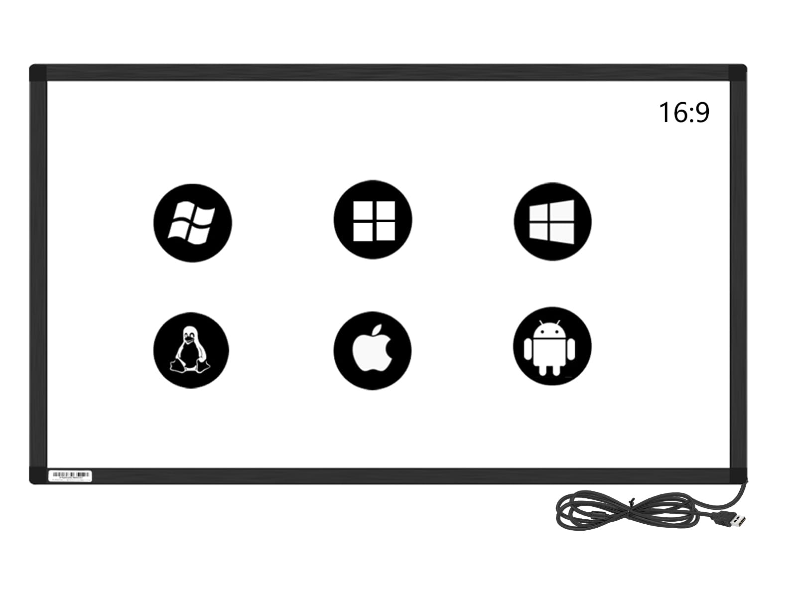 Greentouch 55 Inch 10 Points Ir Touch Frame Infrared Touch Screen Without Glass Usb Interface Free Drive For Touch Monitor, Inte