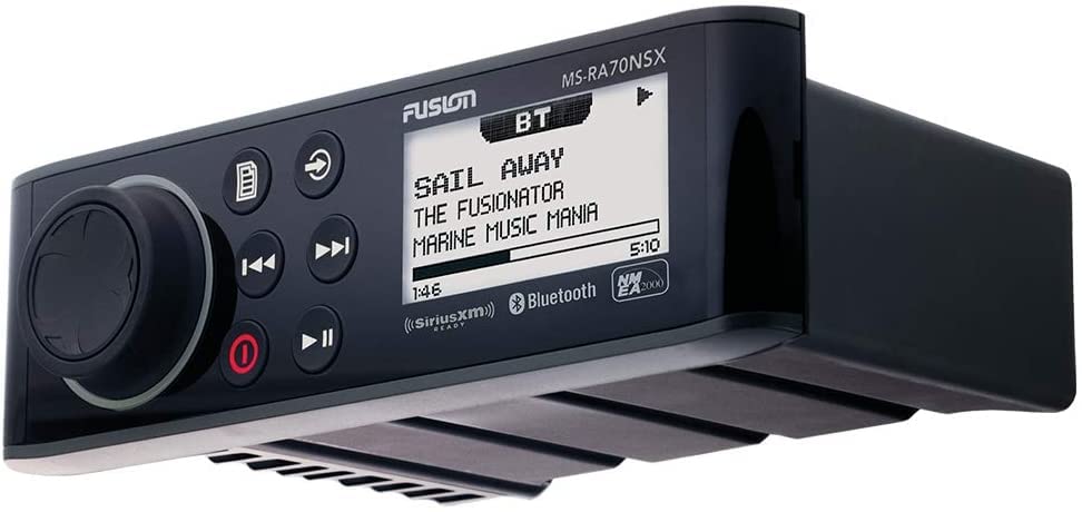 Fusion Ms Ra70Nsx Marine Entertainment System With Wireless Remote   Black