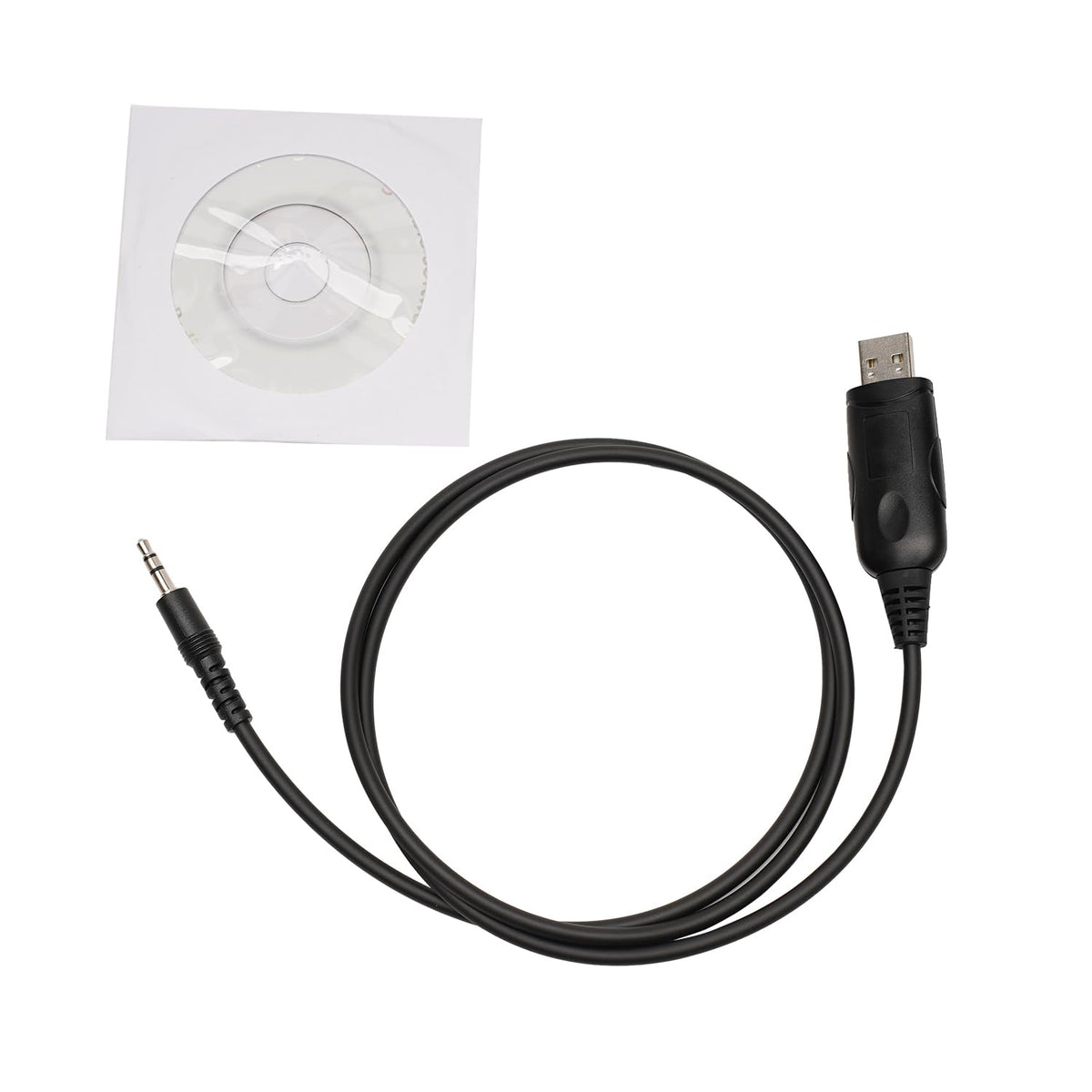 Sarcia Usb Programming Cable For Icom Radios, 4.2Mm, Black, Male To Male, 1 Count, Compatible With Laptops, Ideal For Outdoor An