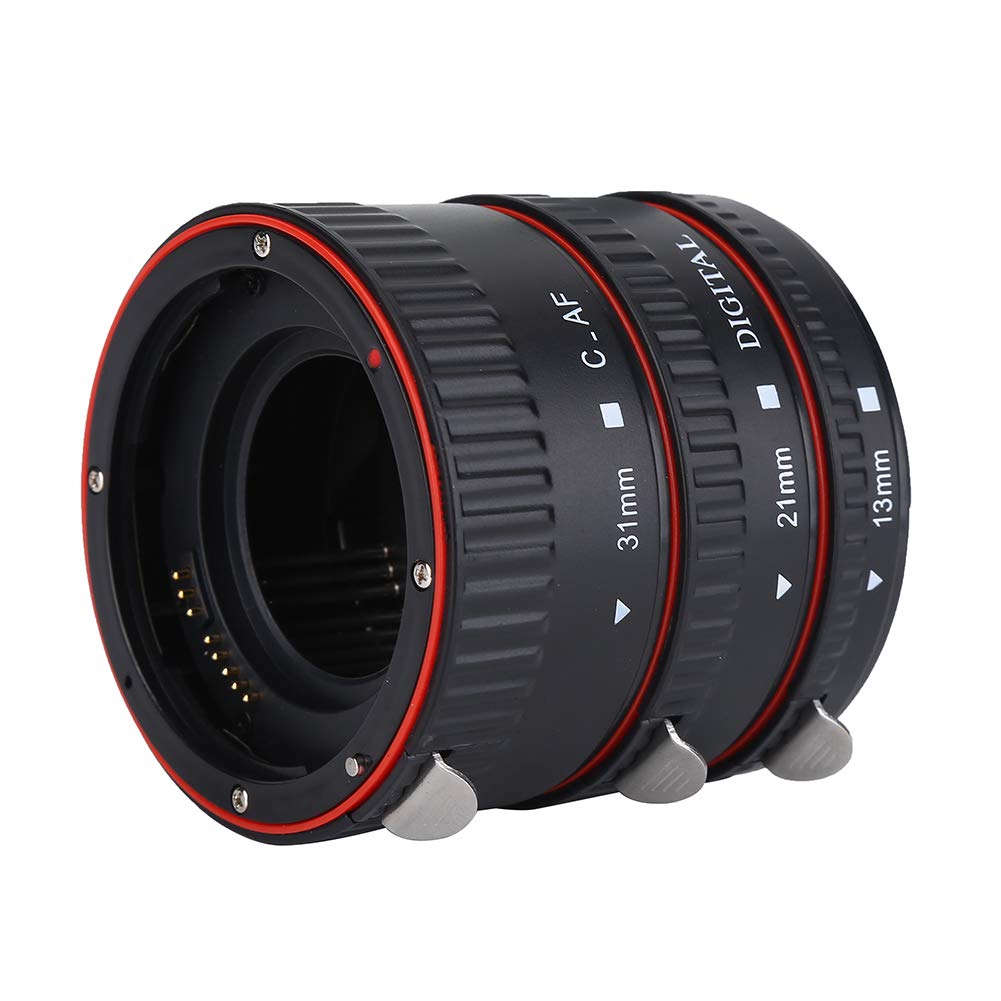 Bindpo Auto Focus Macro Extension Tube Set,13Mm + 21Mm + 31Mm Metal Autofocus Ef Macro Extension Tube Set,Macro Extension Tube S