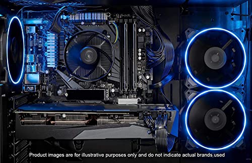 Skytech Gaming Azure Gaming Pc Desktop   Intel Core I3 10105F 3.7 Ghz, Nvidia Gtx 1650, 500Gb Nvme Ssd, 16Gb Ddr4 Ram 3200, 650W
