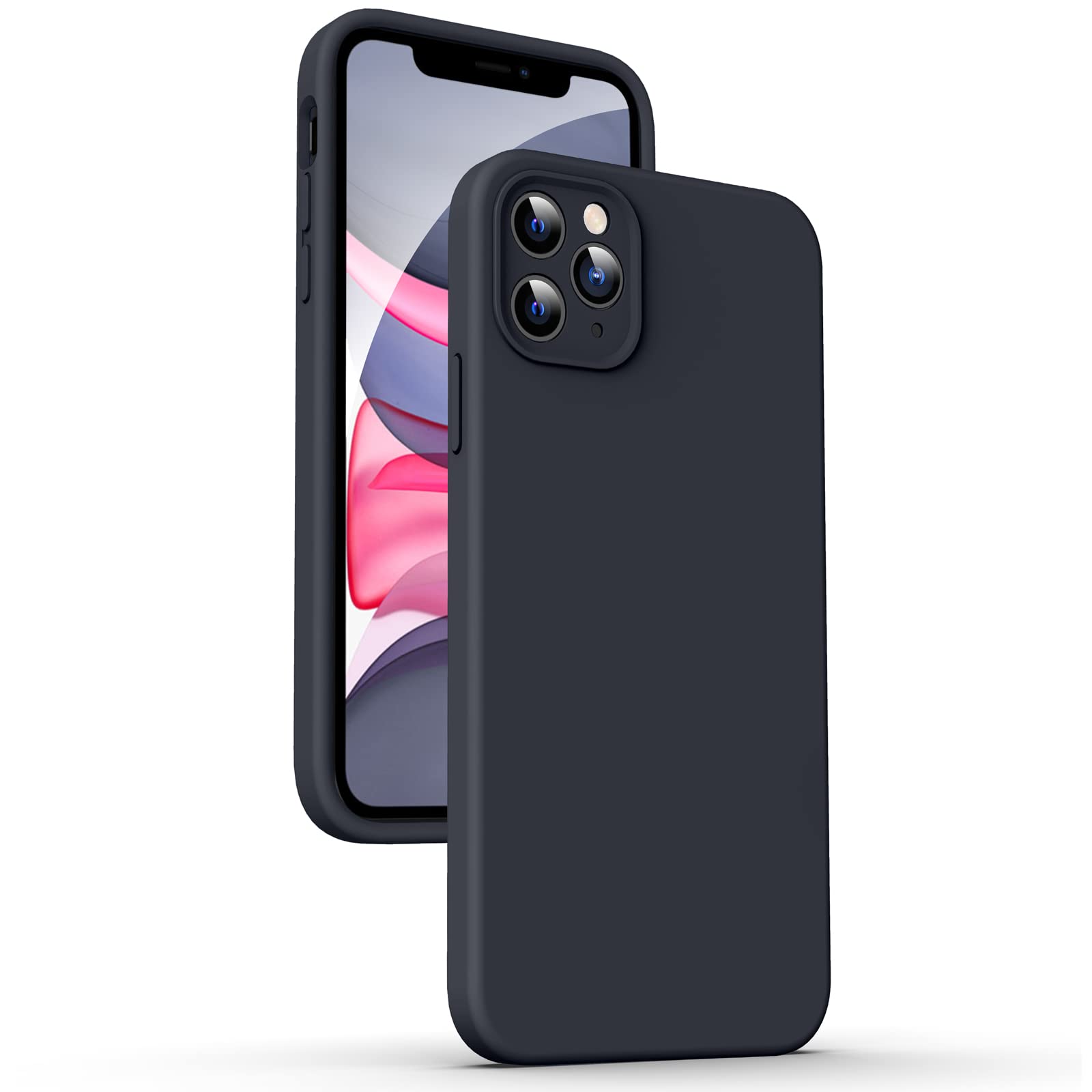 Supdeal Liquid Silicone Case for iPhone 11 Pro Max - [Camera All-Round Protection] [Soft Microfiber Lining Anti-Scratch] 4 Layer