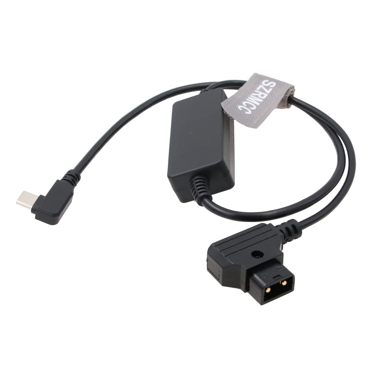 Szrmcc Mobile Phone Pad Tablet Mac Book Device Usb C Type C To D Tap Pd Quick Charging Power Cable For V Mount Gold Mount Battery Powertap (Right Angle Usb C)