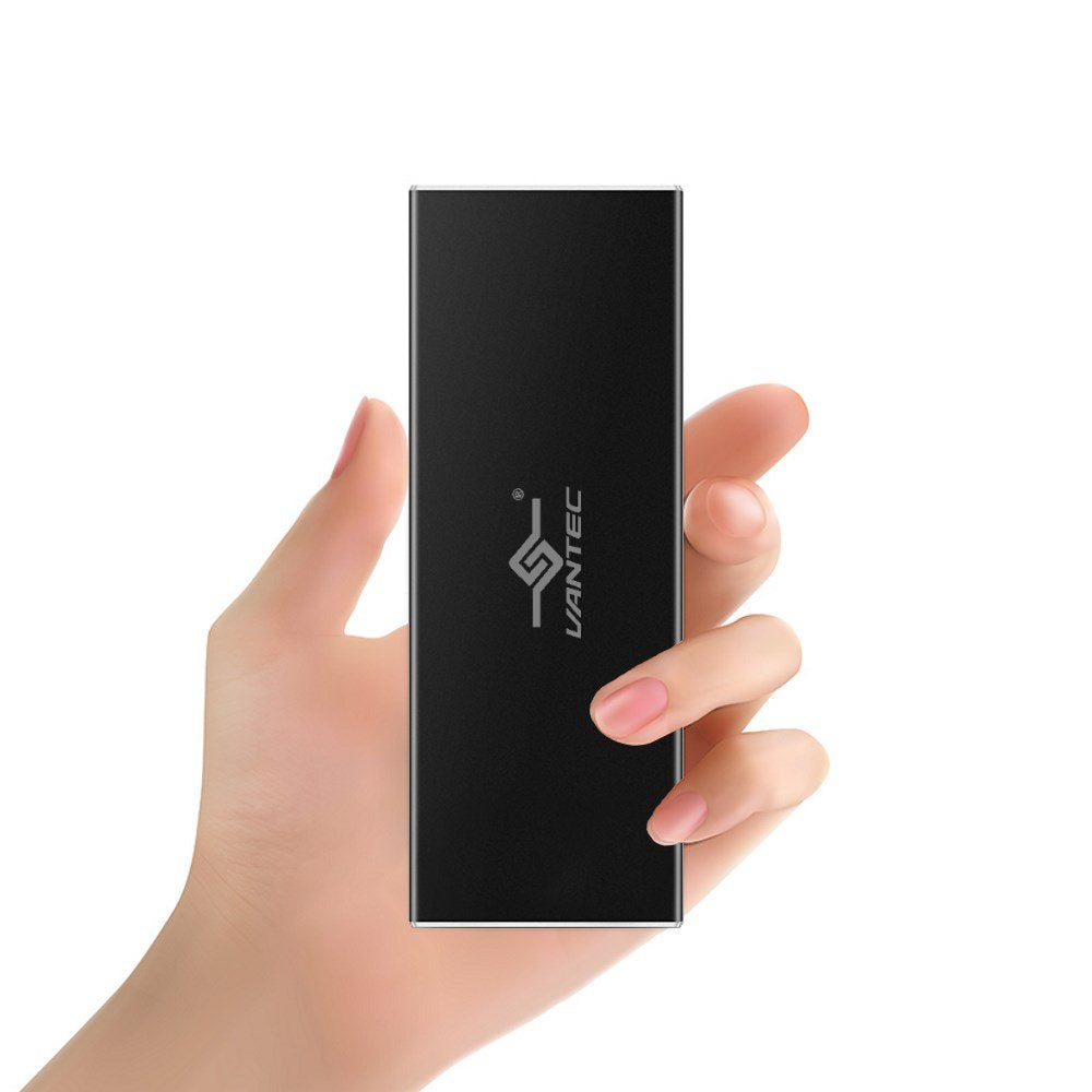 Vantec Nexstar Sx M.2 Ssd To Usb 3.0 Enclosure, Black (Nst M2Sts3 Bk)