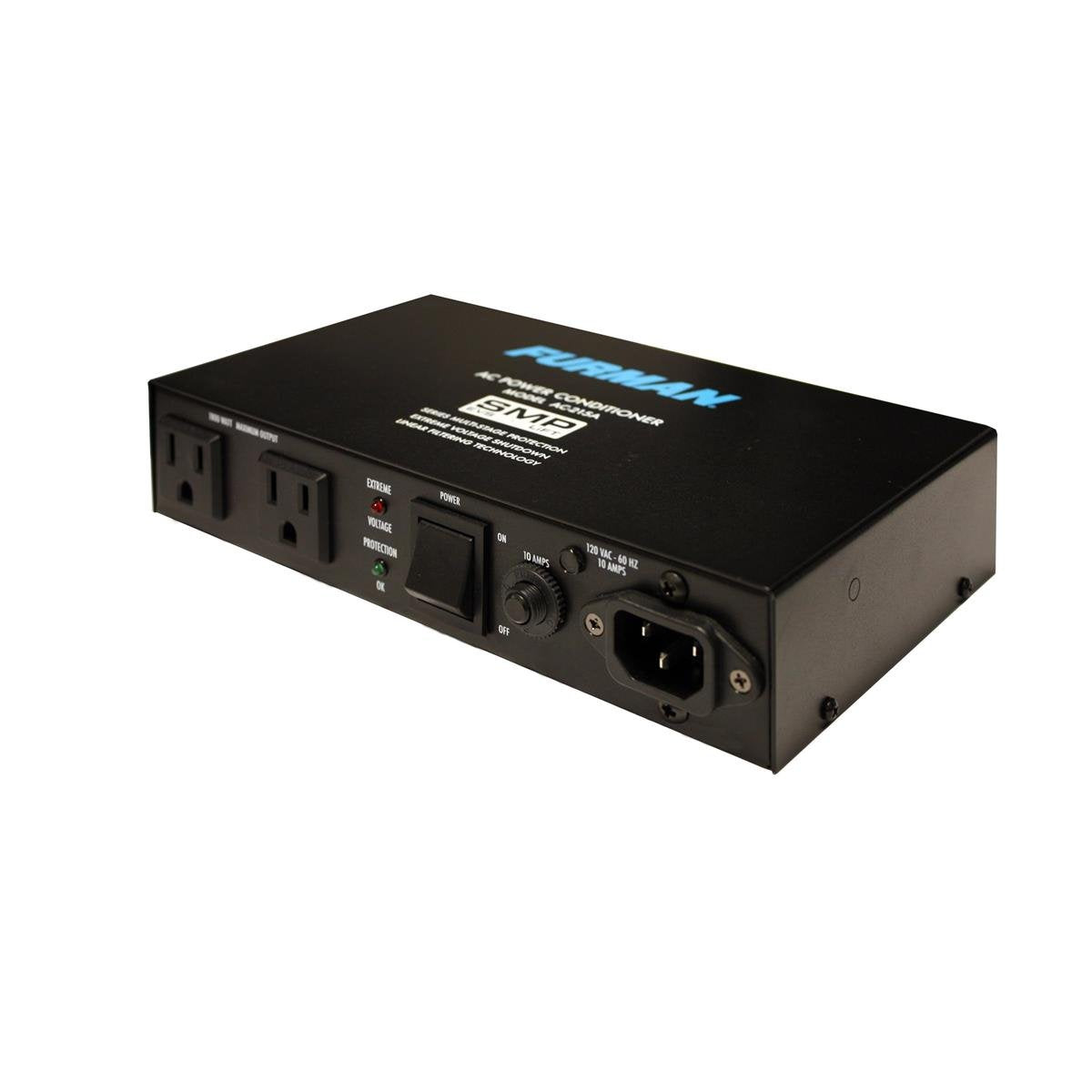 Furman Ac 215A Compact Power Conditioner With Auto Resetting Voltage Protection   Black
