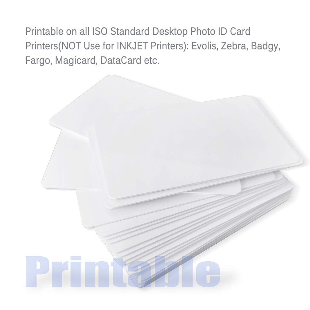 Thonsen 13.56Mhz Mifare Classic 1K Rfid Smart Cards Iso14443A Blank Rfid Hotel Key Cards Sublimation Printable (Pack Of 100)