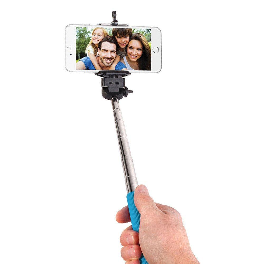 Asstd National Brand Smart Gear Extendable Monopod Selfie Stick, Blue