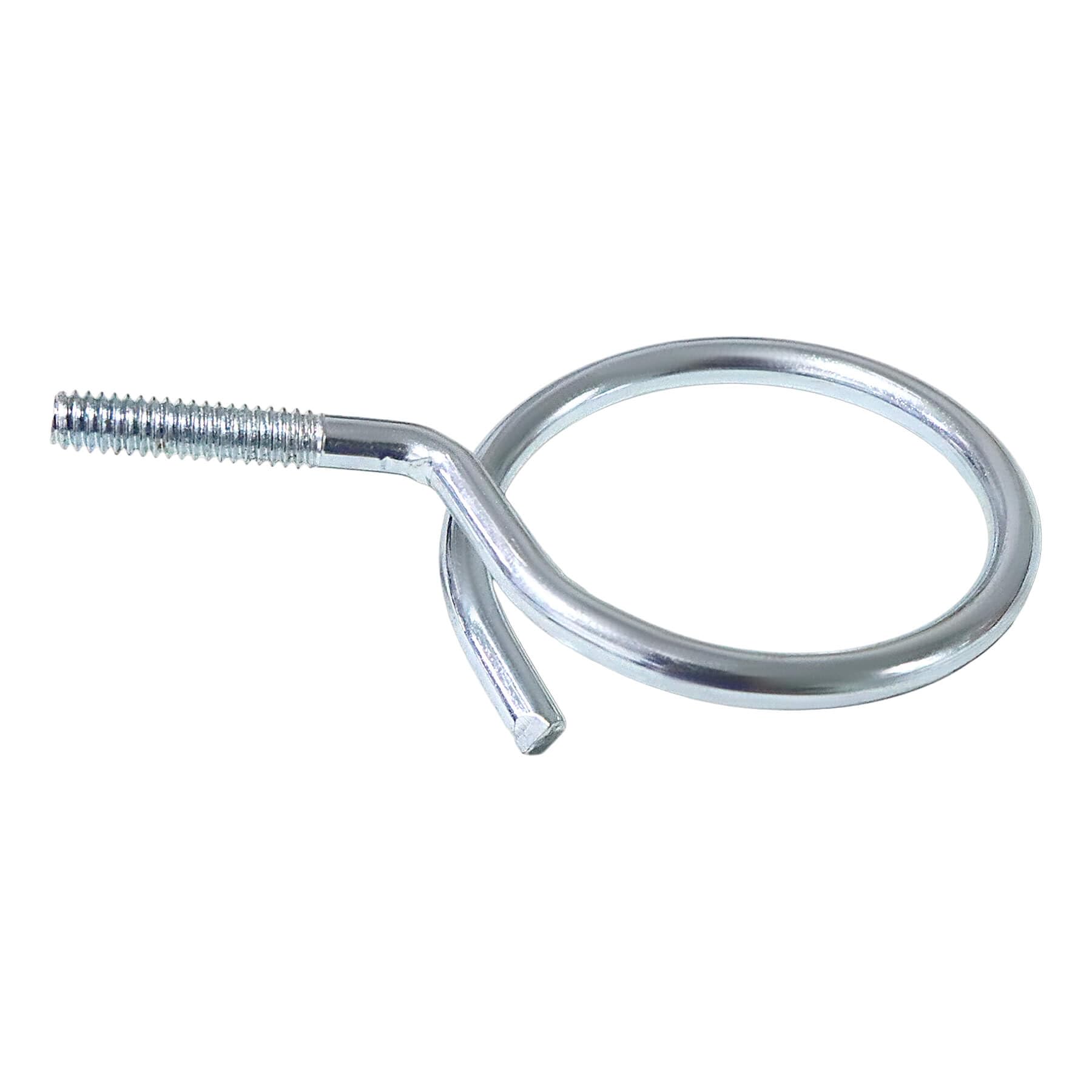 Nidaye 1/4'' 20 Machine Threaded Bridle Rings, 2'' Diameter Heavy Duty Cable & Wire Support, Cable Ring Hangers For Low Voltage