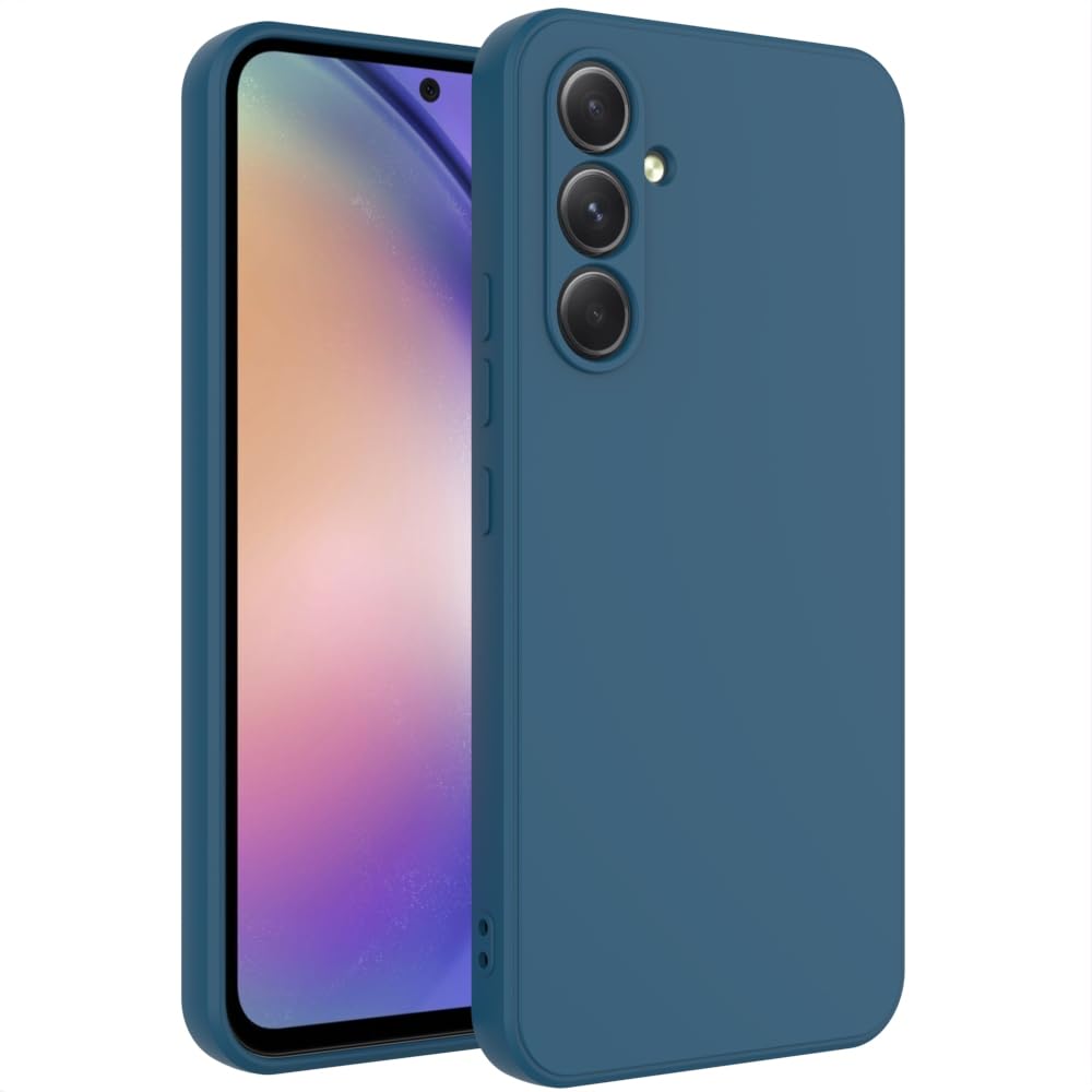Wogroo For Samsung Galaxy A14 5G Case Dark Blue, Scratch Resistant With Soft Touch, Slim Thin Phone Cover For Samsung Galaxy A14