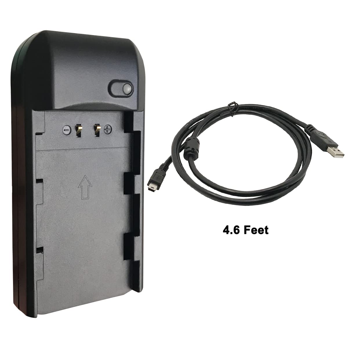 CofunKool Video Camera Camcorder Charger with NP-FV5 2000mAh Battery - Black, Compatible with NP-FV5 1000/1500mAh Batteries