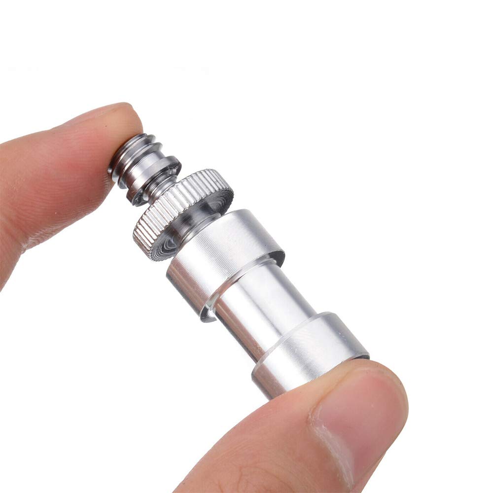 Acxico 3Set Camera Cam 1/4'' 3/8'' Tripod Screw Adapter Converter To Light Stand Holder Mount