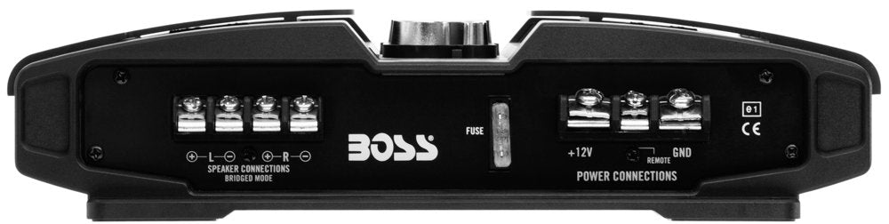 Boss Audio Systems Pt1000 2 Channel Car Amplifier   1000 Watts, Full Range, Class A/B, 2 8 Ohm Stable, Mosfet Power Supply, Brid