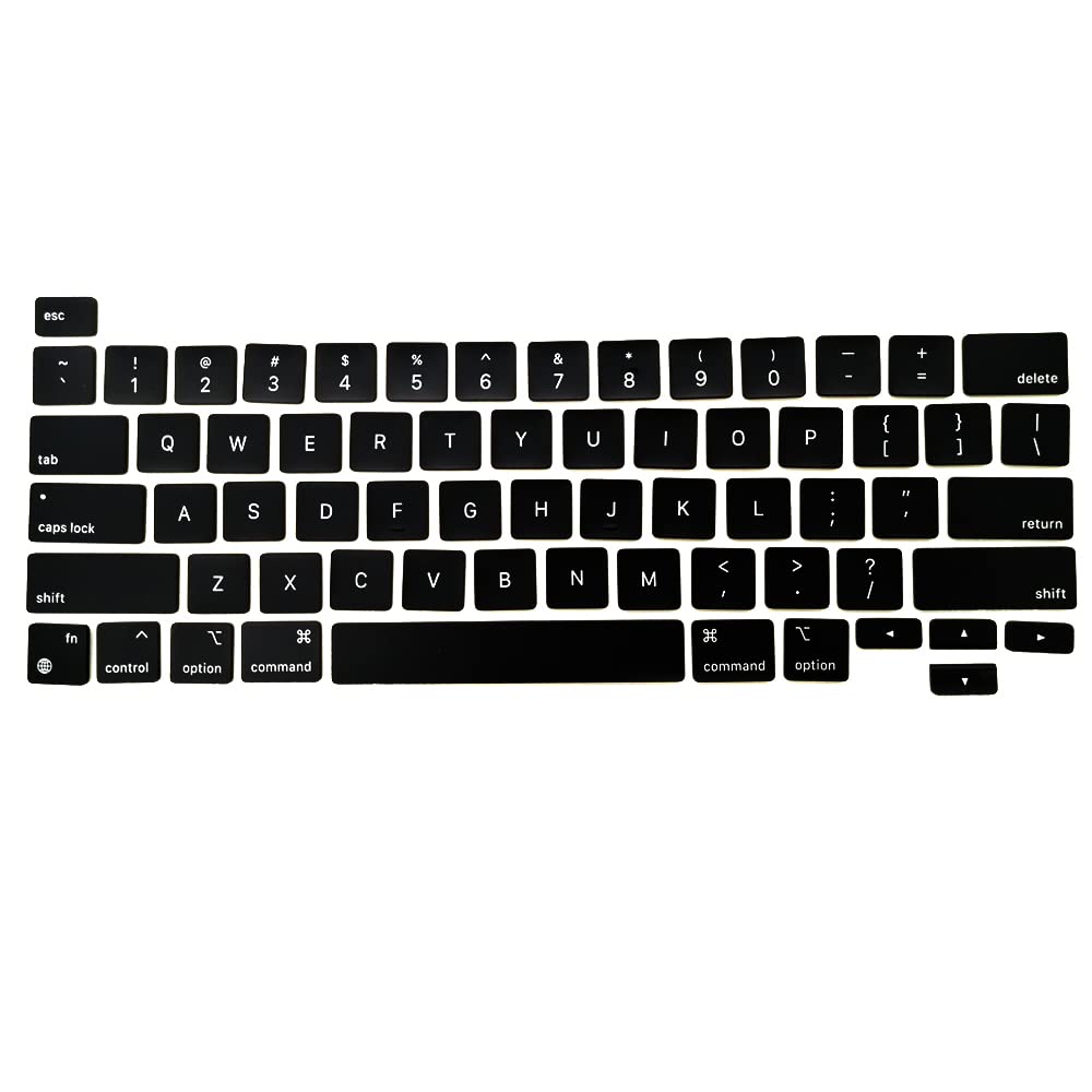 Keyboard Keycaps,Keycap Full Set Of Us Replacement For Macbook Pro Retina 16'' A2141 2019 Year For 13'' A2289 A2251 2020 Year